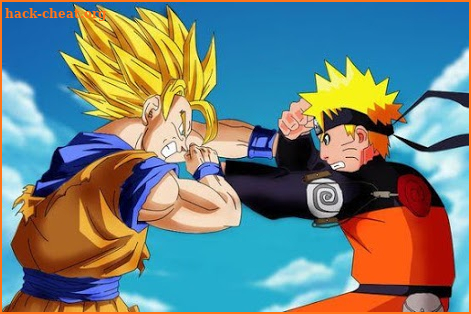 Goku VS Naruto Wallpaper screenshot