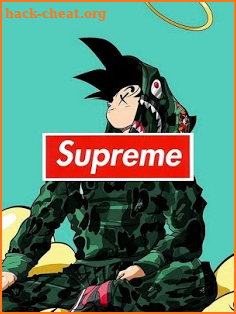 Goku x Supreme Wallpaper Art screenshot