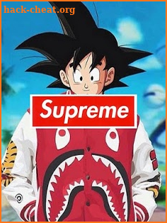 Goku x Supreme Wallpaper Art screenshot