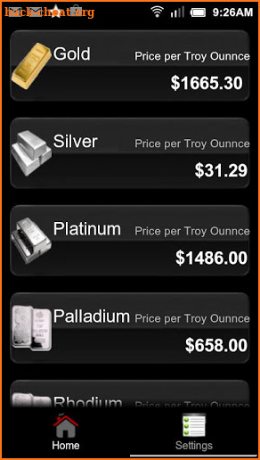 Gold & Silver Price Calculator screenshot