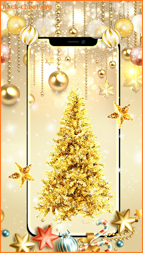 Gold Christmas Theme screenshot