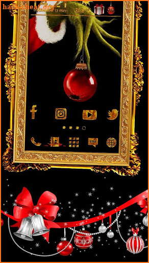Gold, Christmas Themes & Wallpapers screenshot