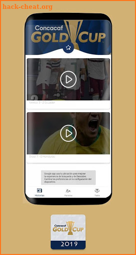 Gold Cup 2019 screenshot