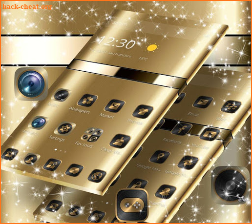 Gold Curve Luxury Design Theme screenshot