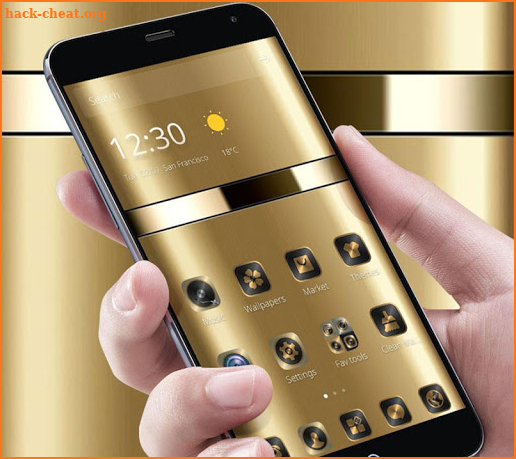 Gold Curve Luxury Design Theme screenshot