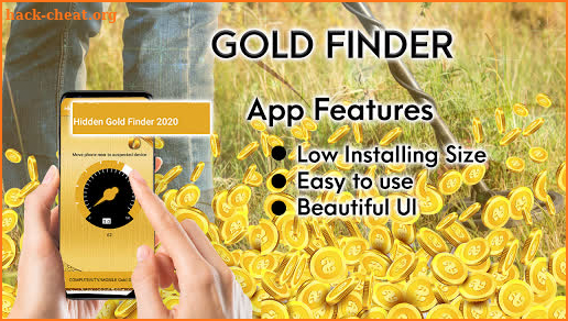 Gold finder & gold detector scanner for android screenshot