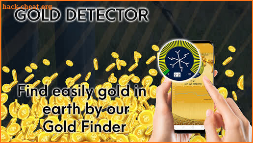 Gold finder & gold detector scanner for android screenshot