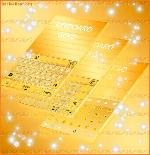 Gold Keyboard Theme screenshot