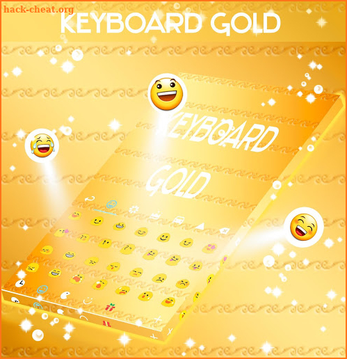 Gold Keyboard Theme screenshot