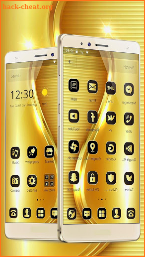 Gold Luxury Dazzling Business Theme screenshot