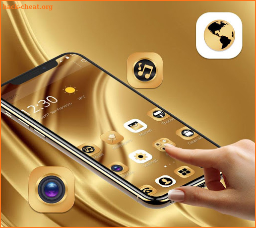 Gold Luxury Extravagant Business Theme screenshot