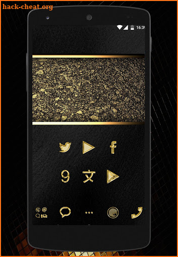 Gold Luxury icon pack best screenshot