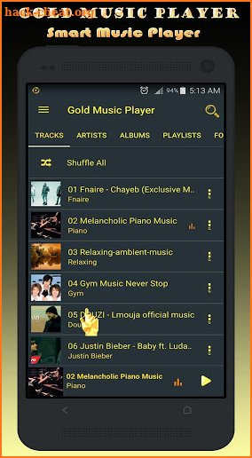 Gold Music Player screenshot