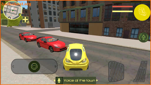 Gold Robot Car Transforme Futuristic Supercar screenshot