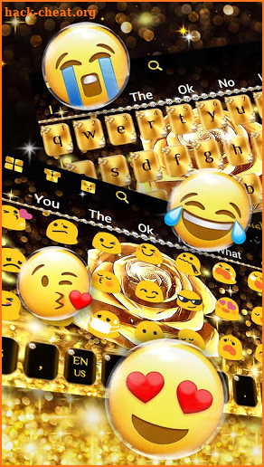Gold Rose Keyboard screenshot