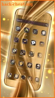 Gold Silk Neat HD Theme screenshot