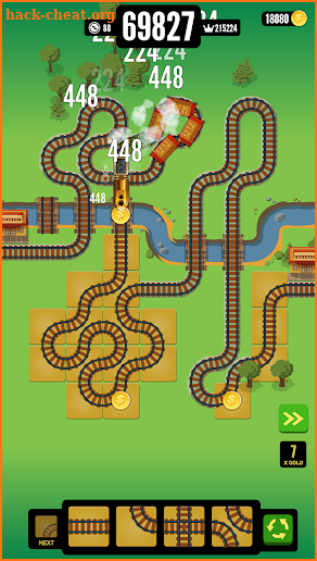 Gold Train FRVR - Best Railroad Connection Game screenshot