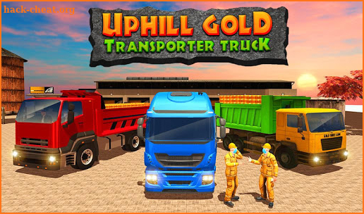Gold Transporter Truck Driver: Truck Driving Games screenshot