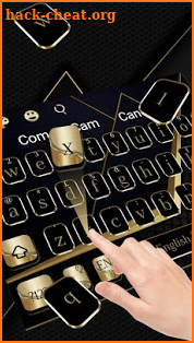 Golden Black Business Keyboard Theme screenshot