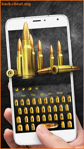 Golden Bullets Guns Keyboard screenshot