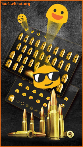 Golden Bullets Guns Keyboard screenshot