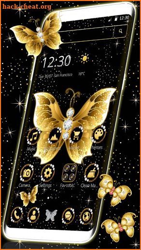 Golden butterfly screenshot
