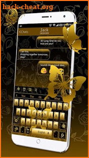 Golden Butterfly Keyboard screenshot