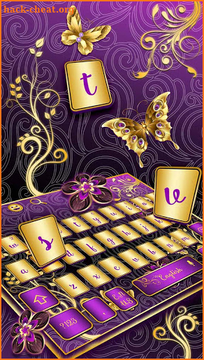 Golden butterfly Luxury screenshot