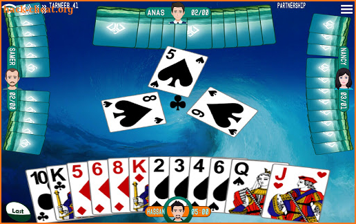 Golden Card Games Tarneeb Trix screenshot