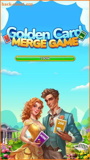 Golden Card Merge Game screenshot
