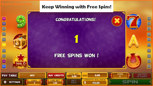 Golden City Slot machine screenshot