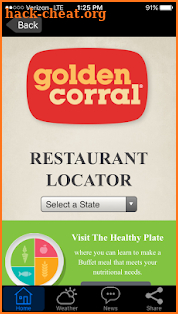 Golden Corral App screenshot