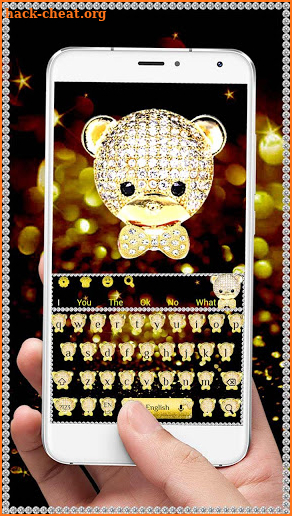 Golden Diamond Bear Keyboard screenshot