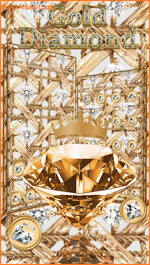 Golden, Diamond Themes & Live Wallpapers screenshot