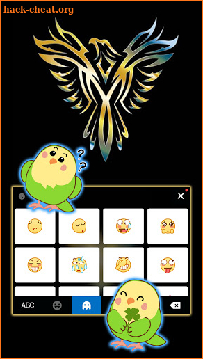 Golden Eagle Keyboard Background screenshot