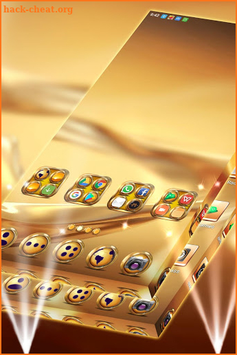Golden Launcher Theme screenshot