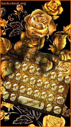 Golden Rose Keyboard screenshot