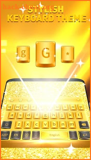 Golden Smart Keyboard with Emoji screenshot