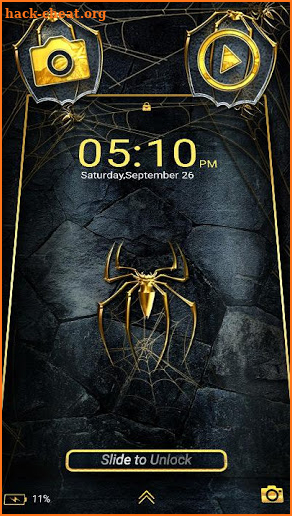 Golden Spider Theme Launcher screenshot