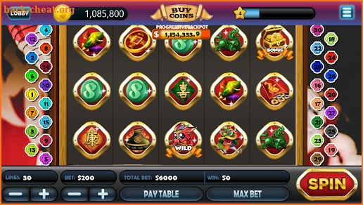 Golden Vegas Hot Treasure Slots screenshot