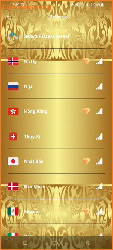 Golden VPN screenshot