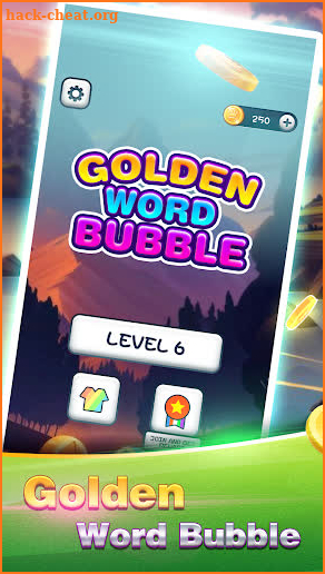 Golden Word Bubble screenshot