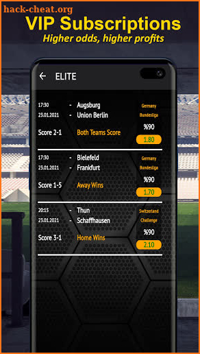 GoldenGoal - Football Predictions screenshot