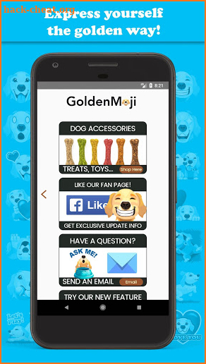 GoldenMoji screenshot