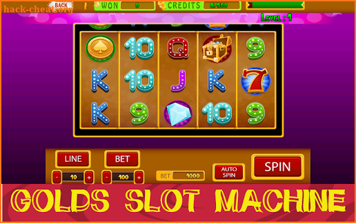 Golds Solt Machine screenshot