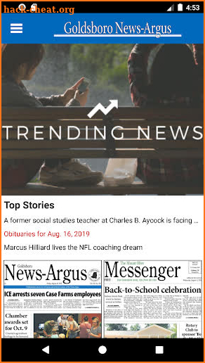 Goldsboro News-Argus screenshot