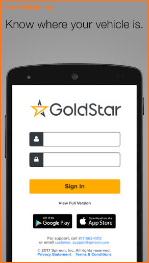 GoldStar CMS Mobile App screenshot