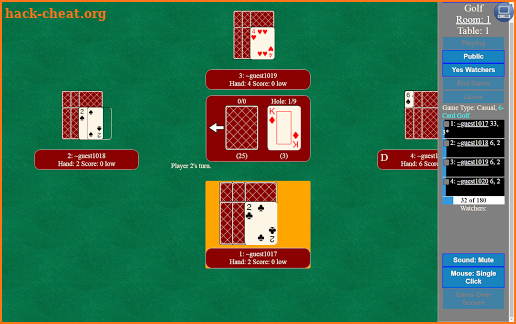 Golf (Cards)(TrapApps) screenshot