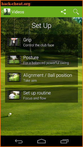 Golf Coach by Dr Noel Rousseau screenshot