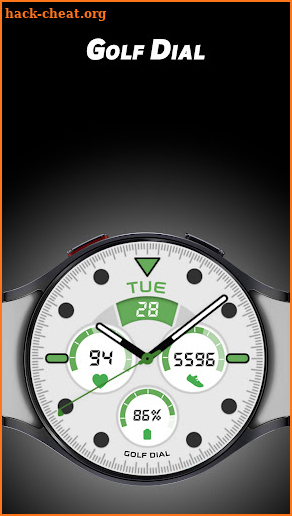 Golf Dial - Watch face screenshot